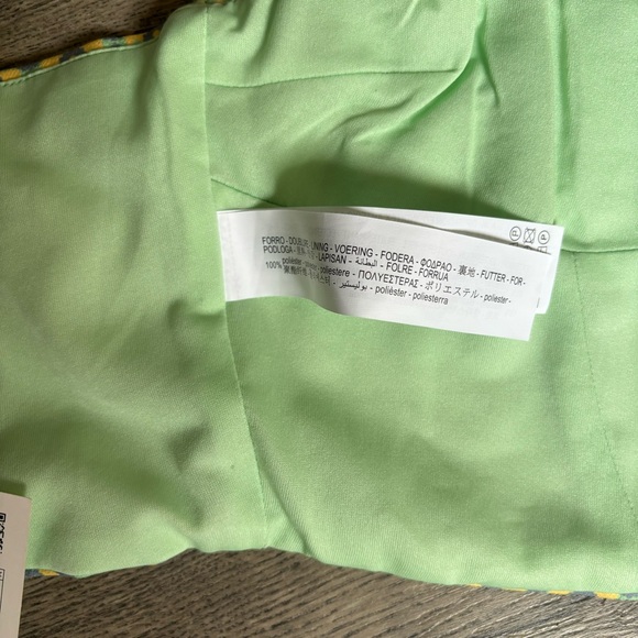 Zara floral geometric print crop top size medium NWT - Picture 5 of 7